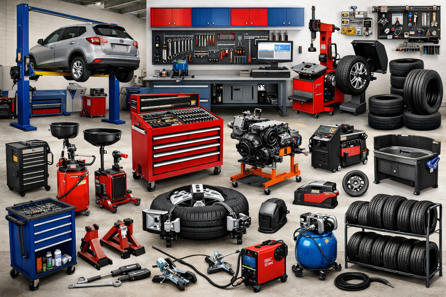 Werkstattausrüstung für KFZ-Werkstätten – die wichtigsten Geräte
