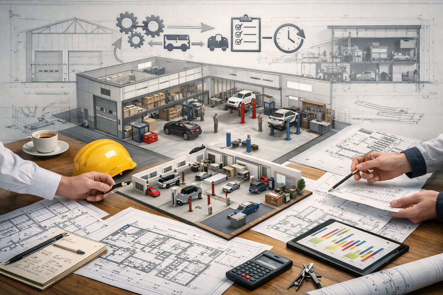 Werkstattplanung: So richten Sie eine effiziente KFZ-Werkstatt ein
